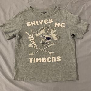 babyGap Pirate Graphic Tee – Size 5  – “Shiver Me Timbers” Skull & Crossbones